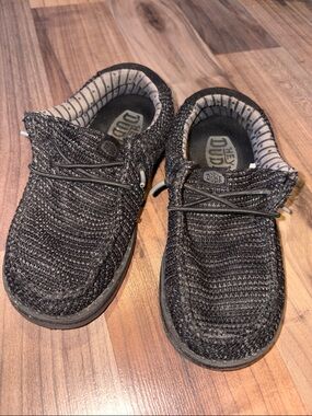 Toddler Hey Dudes Wally Stretch Sox Black size 12